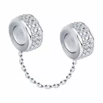 Серебряная подвеска с фианитами