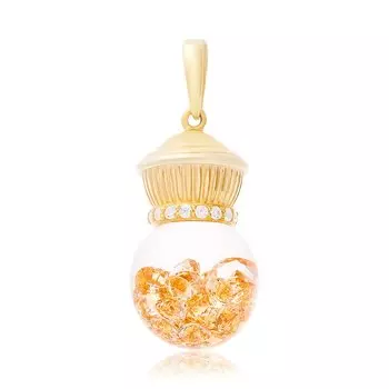 Серебряная подвеска с фианитами