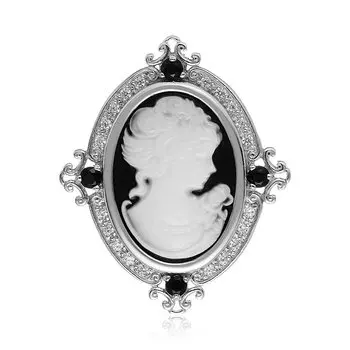 Серебряная подвеска с фианитами