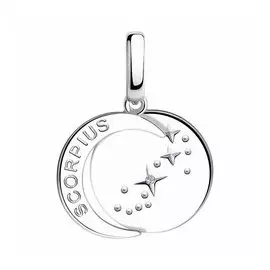 Серебряная подвеска с фианитами "Скорпион"