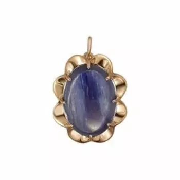 Серебряная подвеска с кианитом