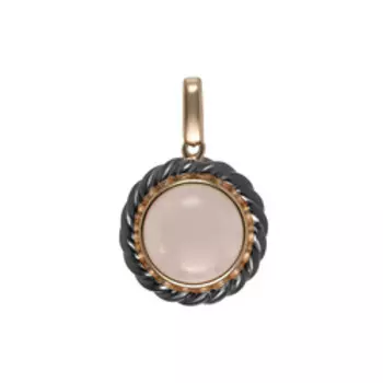 Серебряная подвеска с кварцем