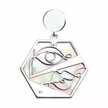 Серебряная подвеска с перламутром