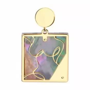 Серебряная подвеска с перламутром