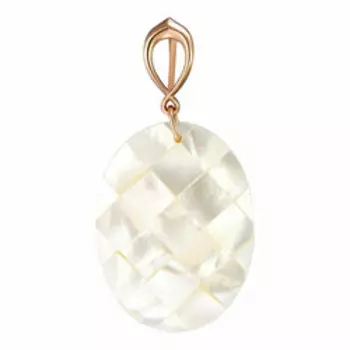 Серебряная подвеска с перламутром