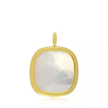 Серебряная подвеска с перламутром