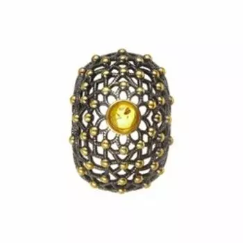 Серебряная подвеска с янтарем