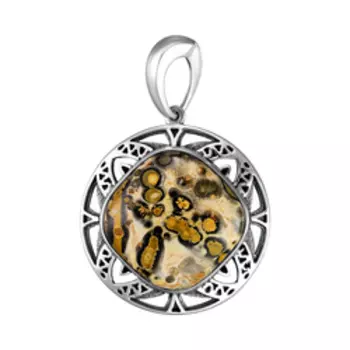 Серебряная подвеска с яшмой