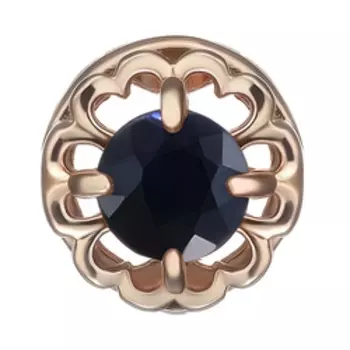 Серебряная подвеска с сапфиром