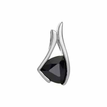 Серебряная подвеска с сапфиром