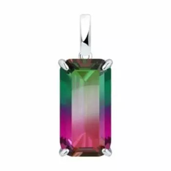 Серебряная подвеска с ситаллом