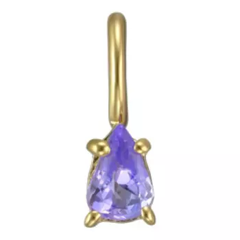 Серебряная подвеска с танзанитом