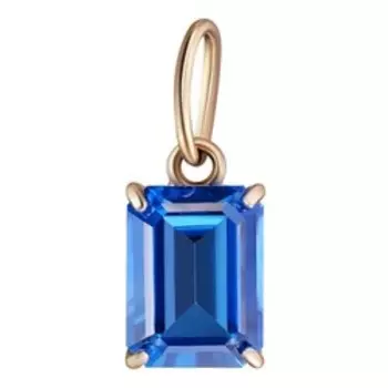 Серебряная подвеска с топазом Swarovski