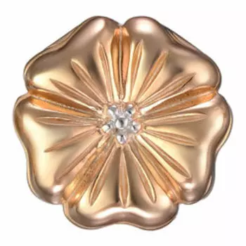 Серебряная подвеска - шарм "Цветок"