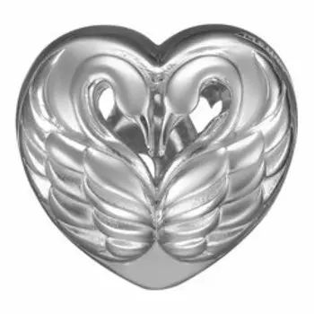 Серебряная подвеска-шарм " Сердце"