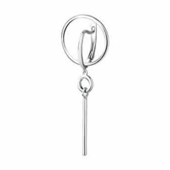 Серебряная серьга