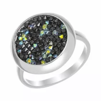 Серебряное кольцо с кристаллами Swarovski
