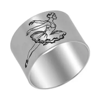 Серебряное кольцо "Балерина"