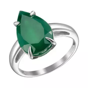 Серебряное кольцо c агатом