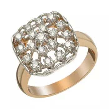 Серебряное кольцо c фианитами