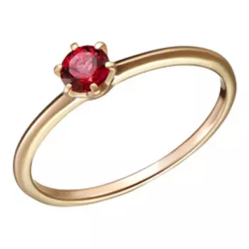 Серебряное кольцо c топазом Swarovski