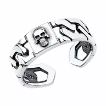 Серебряное кольцо "Череп"