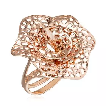 Серебряное кольцо-цветок