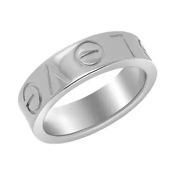 Серебряное кольцо "Love"