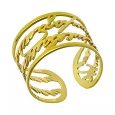 Серебряное кольцо "Незамкнутое"