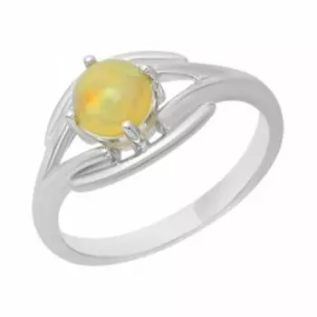 Серебряное кольцо с натуральным опалом