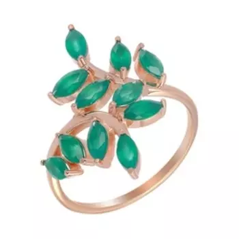 Серебряное кольцо с агатами