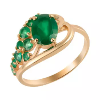 Серебряное кольцо с агатами