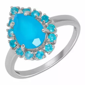 Серебряное кольцо с агатами