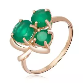 Серебряное кольцо с агатами