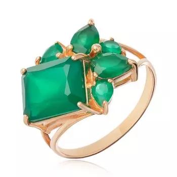 Серебряное кольцо с агатами