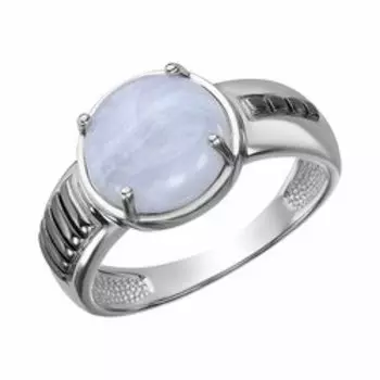 Серебряное кольцо с агатом