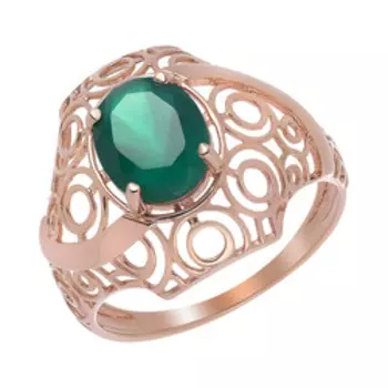 Серебряное кольцо с агатом