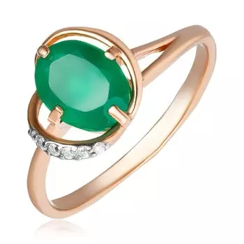 Серебряное кольцо с агатом