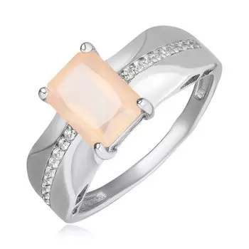 Серебряное кольцо с агатом