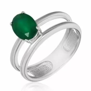 Серебряное кольцо с агатом