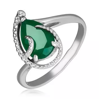 Серебряное кольцо с агатом