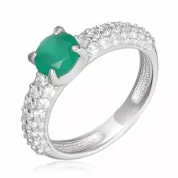 Серебряное кольцо с агатом