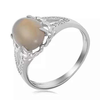 Серебряное кольцо с агатом