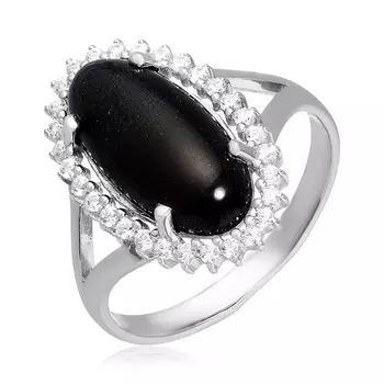 Серебряное кольцо с агатом