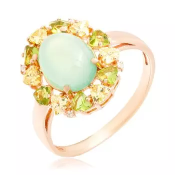 Серебряное кольцо с агатом