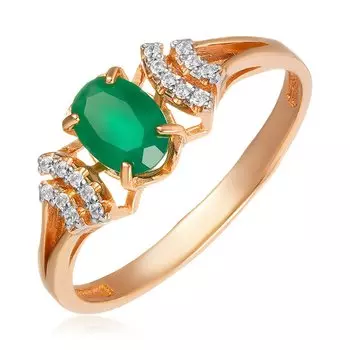 Серебряное кольцо с агатом