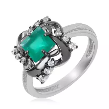 Серебряное кольцо с агатом