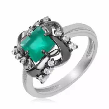 Серебряное кольцо с агатом