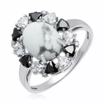 Серебряное кольцо с агатом