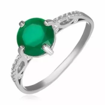 Серебряное кольцо с агатом